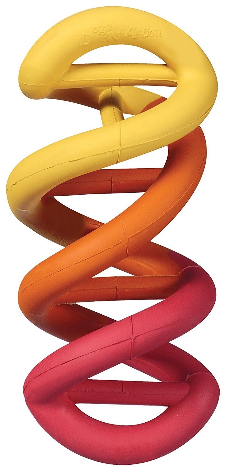 JW Pet Dogs In Action Rubber Chew Toy Company Dog Toy, Large