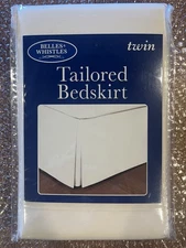 Belles & Whistles Bed Skirt, Twin, Ivory-- 39x75 in NIP