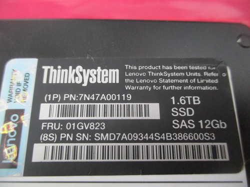 Lenovo 7N47A00119 01GV823 Thinksystem 1.6TB 2.5" SSD SAS 12G - Picture 6 of 7