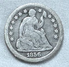 1856 Liberty Seated Half Dime