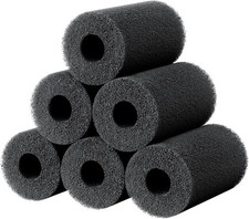 AQUANEAT 6 Pack Pre Filter Sponge Aquarium Shrimp Fry Fish Tank 0.8 Foam Cover