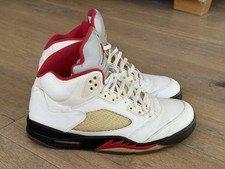 Nike Air Jordan V (5) Gr.46 White Fire Red ( US 12 ) Mit OVP