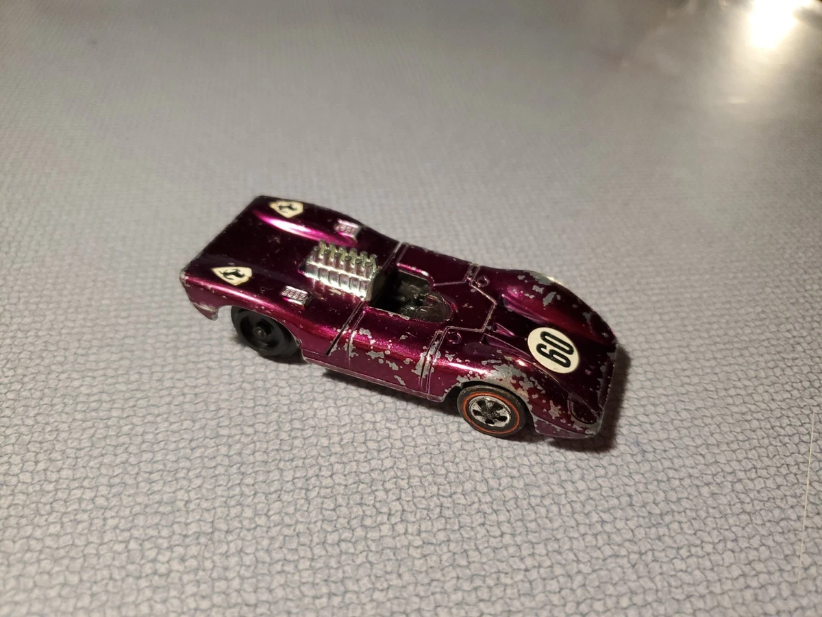 Hot Wheels Redlines Ferrari 1969 Year of Manufacture Vintage