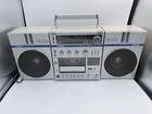 Vintage FISHER Boombox PH-420K  SUPER RARE Cassette AM/FM Takes Batts Two Tested