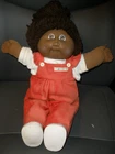 Vintage Cabbage Patch Kids Doll African American Girl Brown Eyes & Hair Dimples