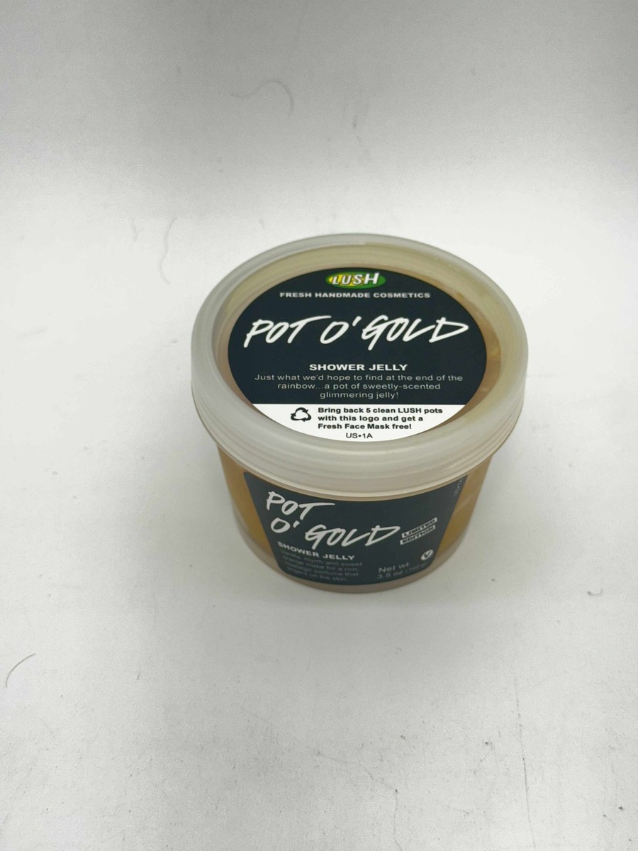 Lush Pot O Gold Shower Jelly Limited Edition 3.5 Oz - NEW - Free