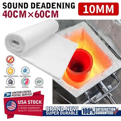 1pcs Ceramic Fiber Exhaust Muffler Mat Automobile Accessories Easy to cut 10mm T