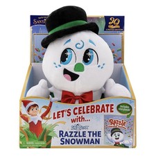 The Elf On The Shelf SnoStax Razzle the Snowman Plush and Book Special Edition