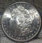 1880-s Morgan Silver Dollar Brilliant Uncirculated Great Luster