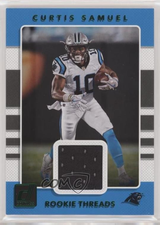 2017 Panini Donruss Rookie Threads Green Curtis Samuel #12 RC 01w7