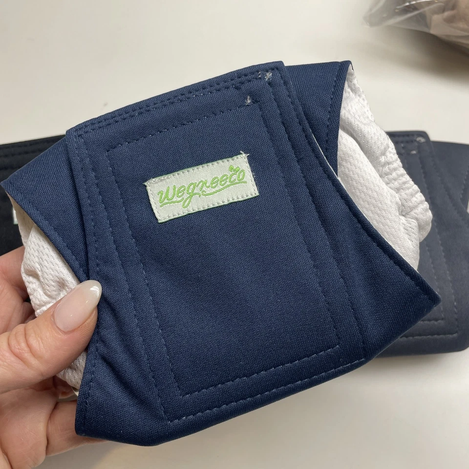 Wegreeco Fundas de Pañales de Tela Reutilizables Lavables Ajustables Paquete de 3 PEQUEÑAS Foto 2 de 4