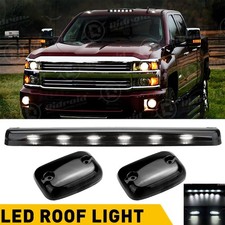 Full Set White Led Cab Roof Marker Lights For 2007-2021 Chevy Gmc 2500hd 3500hd Full Set White Led Cab Roof Marker Lights For 2007-2021 Chevy Gmc 2500hd 3500hd