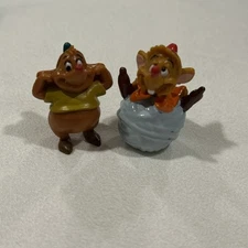 Disney Cinderella Mice Mouse Spool Miniature Mini Figure Cake Topper 1.5”
