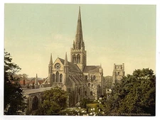 Cathedral Chichester A4 Photo Print