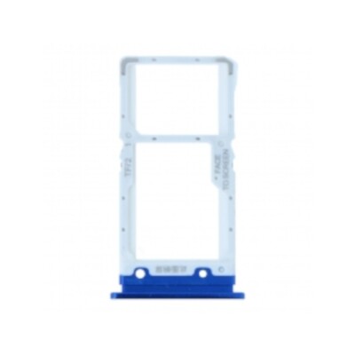 Tiroir Carte SIM De Rechange Pour Huawei Honor 9 Lite / P20 Lite - Couleur Bleue, Neuf