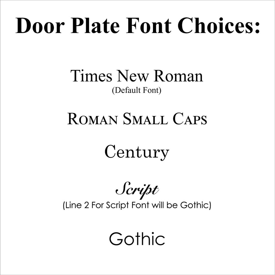 NAME PLATE FOR OFFICE DESK OR DOOR (2