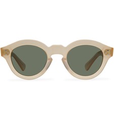 Round Sunglasses for Men Women Thick Strong Acetate Frame Three Silver Dots