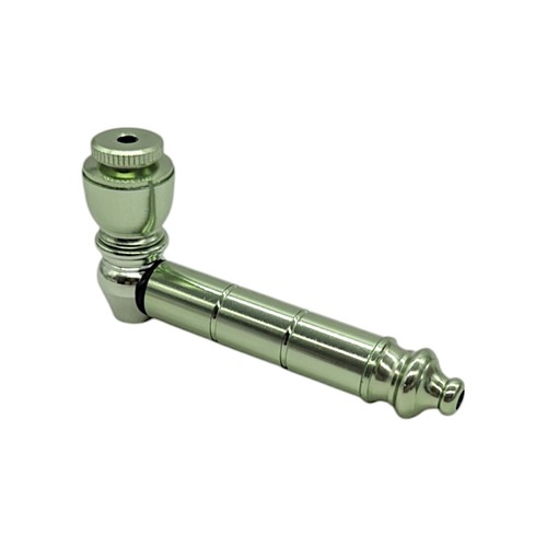 3.25" Metal Smoking Pipe With Lid And Screens Green - Picture 2 of 5