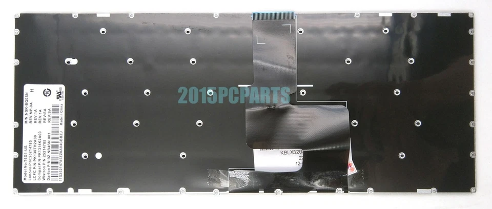 Nuevo teclado delgado Lenovo Ideapad 1-14IGL05 1-14ADA05 1-14AST-05 EE. UU. sin retroiluminación Foto 3 de 4