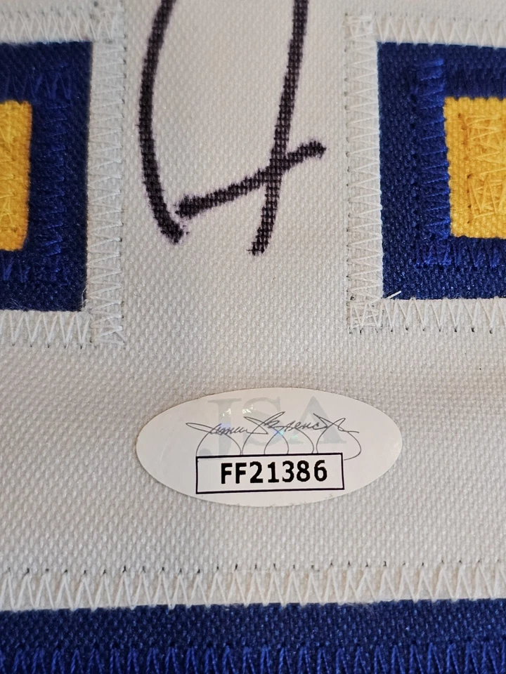 Dan Issel Autographed/Signed Jersey JSA Sticker Blue Jersey HOF - Image 4 of 4