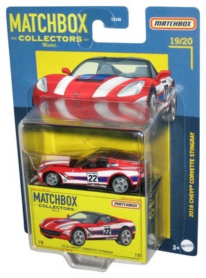 Matchbox Sammler (2021) Rot 2016 Chevy Corvette Stingray Spielzeug Auto 19/20