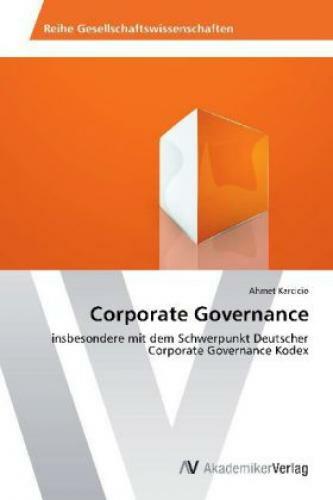 Thumbnail - Corporate Governance Insbesondere Mit Dem Schwerpunkt Deutscher