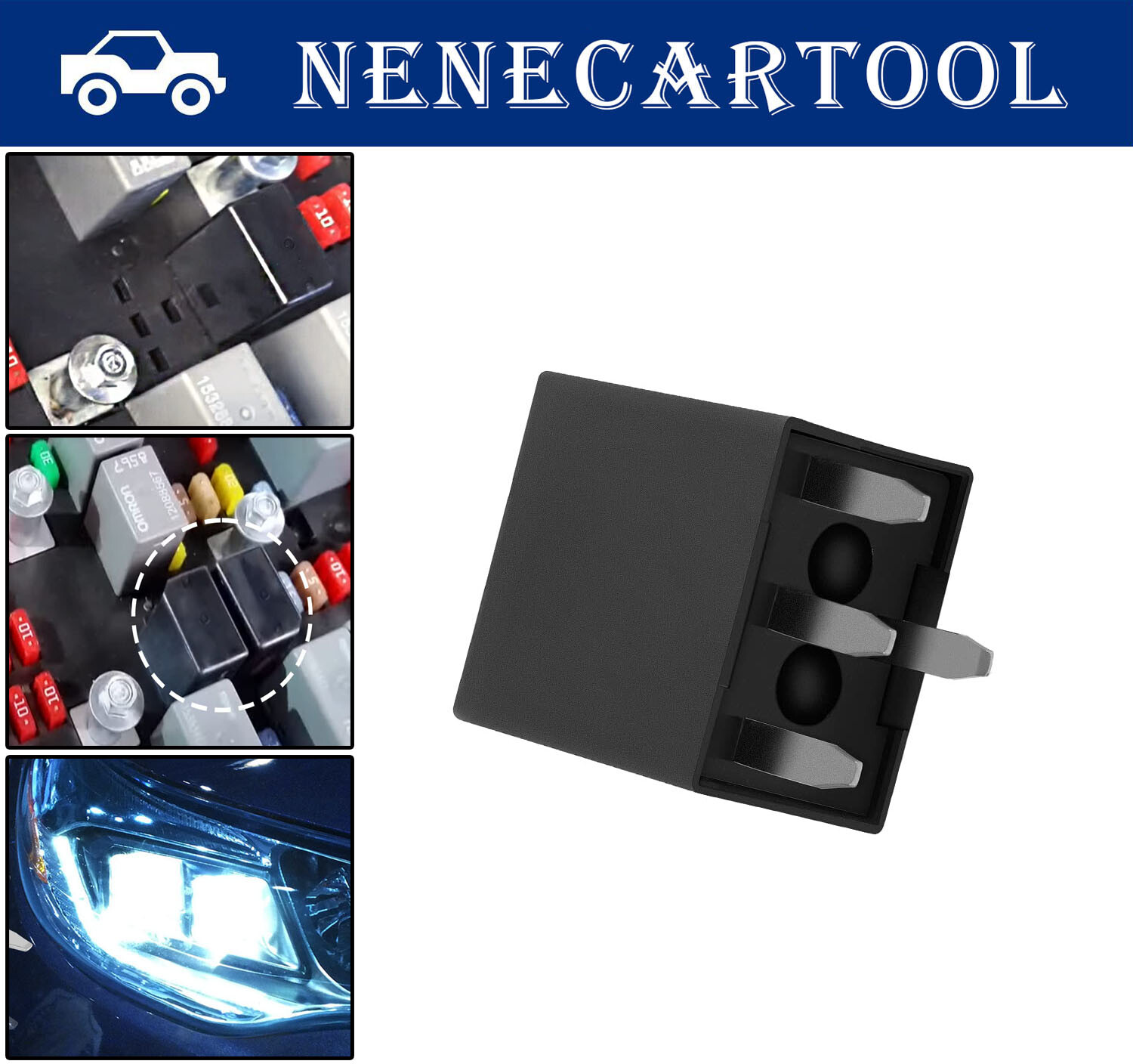 For GM Buick Trailblazer GMC Fuse Module Tested Headlight A/C Relay 15016745