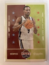 2012-13 Panini Past and Present Memphis Grizzlies Basketball Card #82 Tony Allen