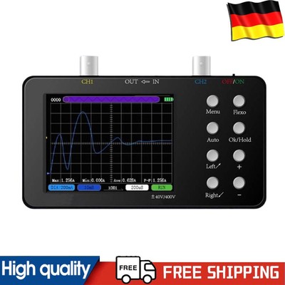 SCO2 Handheld Digital Oscilloscope One Key AUTO Dual Channel 20KB Memory Depth