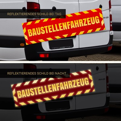 Kiwistar Magnetschild 'Achtung Drohne' 60cm - Reflektierend, Magnetisch Für Auto & Truck