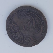 pièce de 5 centimes l'union fait la force Leopold 1er 1857