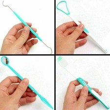 Dental Care Kit Toothbrush Tongue Cleaner Mirror Tooth Pick Brush Cleaning 4PC