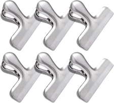6 Pack Bag Clips, Stainless Steel Chip Clip, Chip Clips Bag Clips Food Clips, Ba