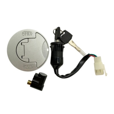 Zündschlösser Ignition Key Switch Fuel Tank Cap Bashan 200cc BS200 ATV Quad 200