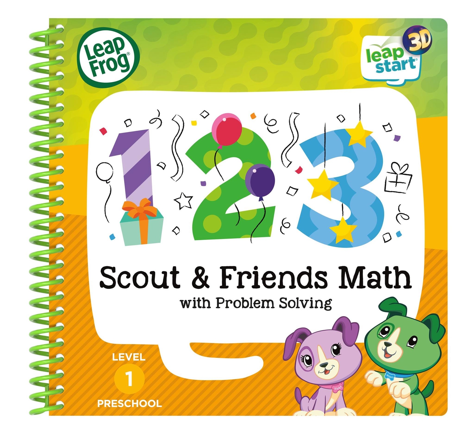LeapFrog 460703 Scout and Friends Maths 3D Activity Book Learning Toy