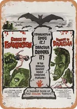 METAL SIGN - Horror of Dracula (1958) - 15 - Vintage Look