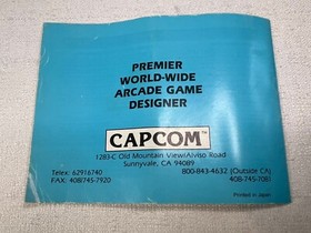 Captain Commando Gun Smoke (Nintendo NES) Instruction Manual Only