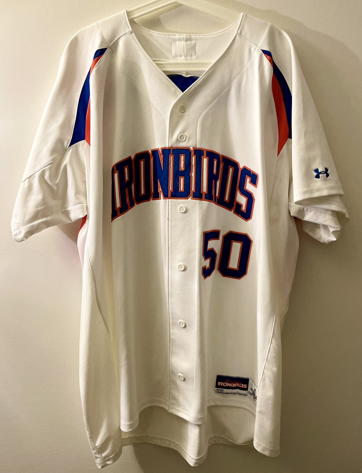 2011 Aberdeen Ironbirds Orlando Alfonso game used minor league baseball