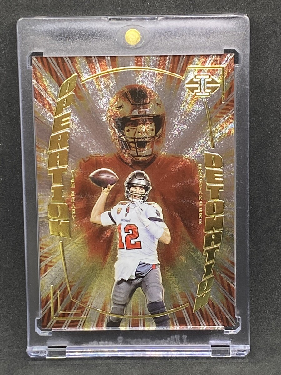 Tom Brady RARE GOLD FOIL INVESTMENT CARD SSP PANINI SUPER BOWL MVP