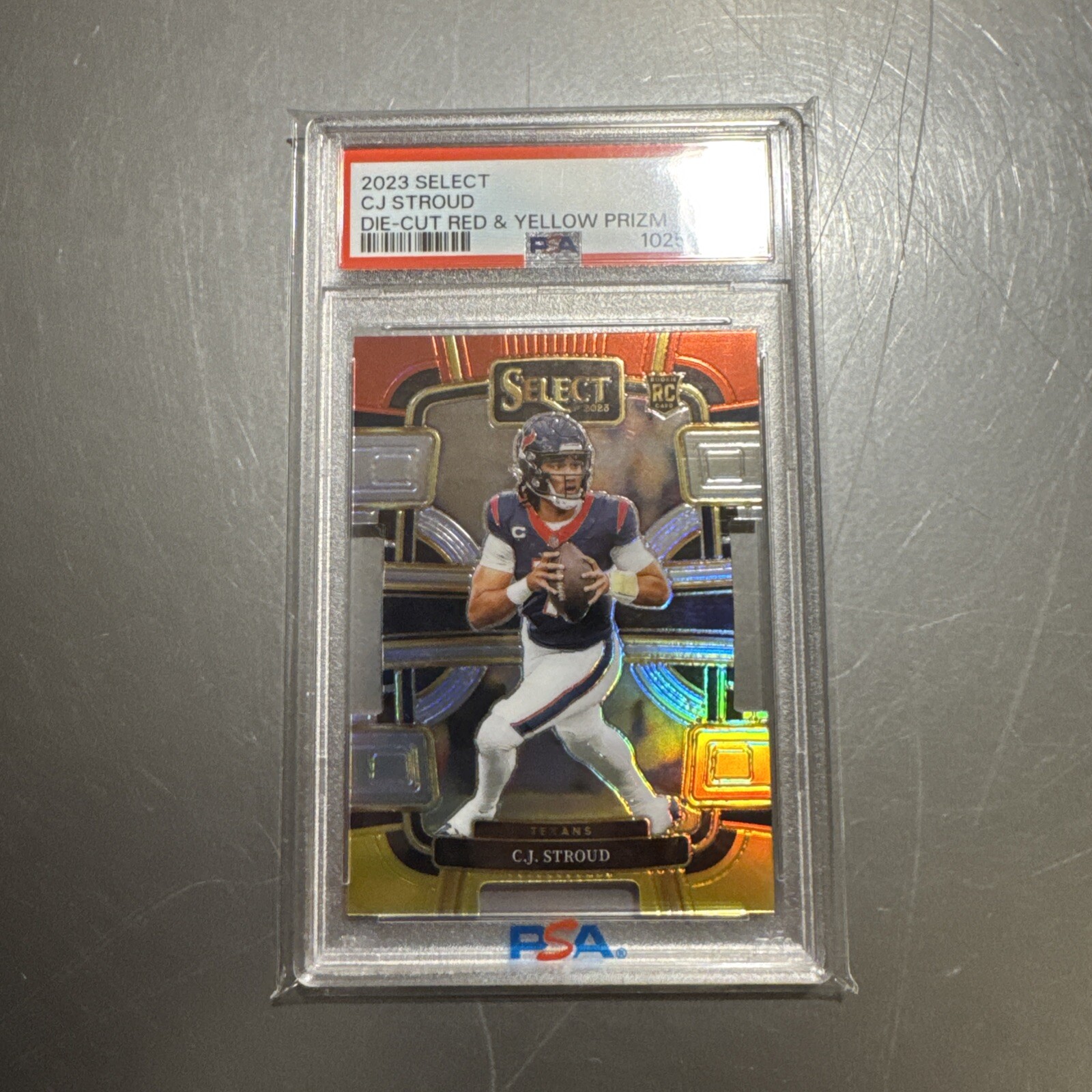 2023 select cj stroud red yellow die cut Gem Mint 🔥