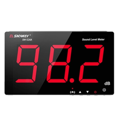 SW-526A 30-130db Schallpegelmesser Tester LCD Display Wall Mounted Hanging