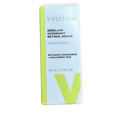 Volition Semillon Overnight Retinol Serum Niacinamide  Hyaluronic Acid 35ml NWT