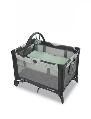 graco pack n play sport pink purple green playard