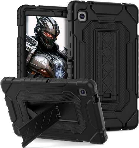 Samsung Galaxy Tab A9 2023 (8.7 inch) Shockproof Cover with Built-in Stand-Black - Picture 5 of 11