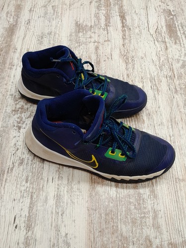 Nike Boy's Kyrie 4 Flytrap Basketball Shoes CT5537-400. Blue/Yellow. Size 6.5Y | eBay