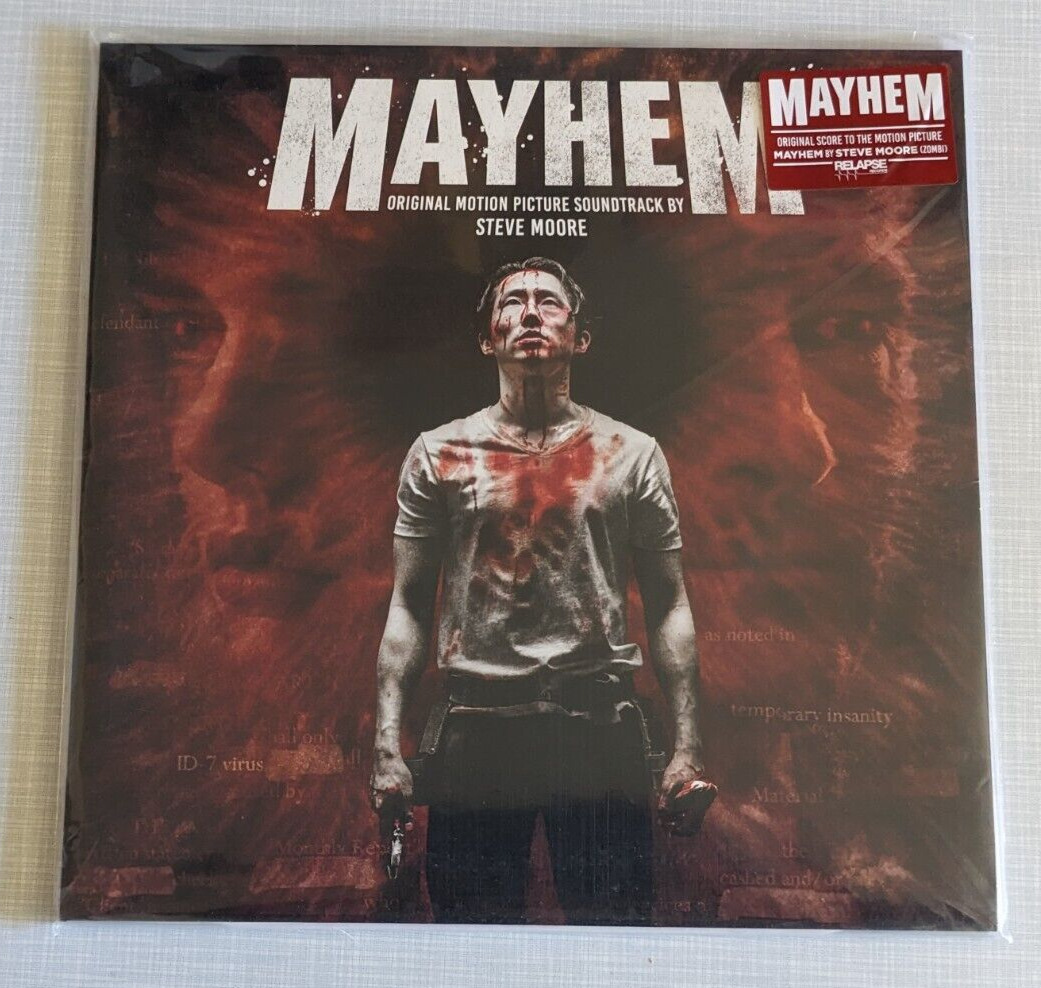 Mayhem Original Soundtrack by Steve Moore Vinyl Record 2x LP BRAND NEW