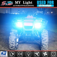 FOR HONDA RANCHER 350 400 HEADLIGHT LED LIGHT BULB SUPER Blue HIGH POWER KIT