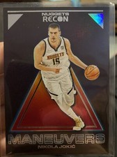 2021-22 Recon Basketball Nikola Jokic Maneuvers Holo Insert #13 Denver Nuggets