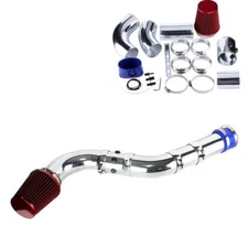Air Intake Kit Red Pipe Diameter 3" +Cold Air Intake Filter+ Clamp+ Accessories