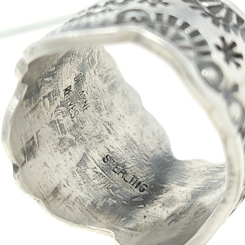 Delayne Reeves Navajo Sterlingsilber Jakobsmuschel Stil Bandring Arizona Türkis - Bild 7 von 7